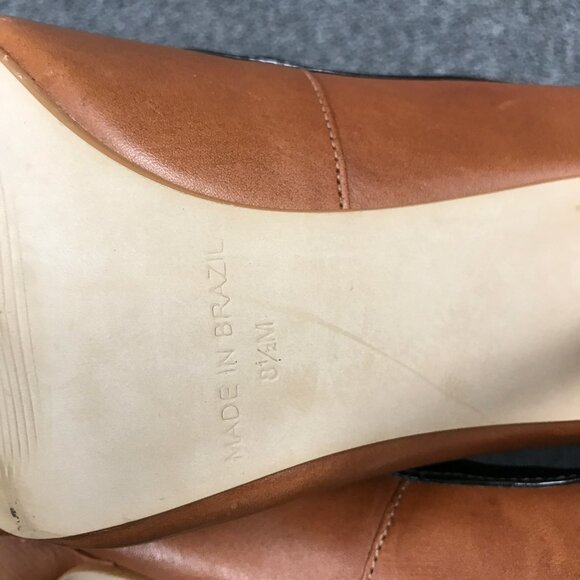 Steven by Steve Madden Aftrdark Brown Leather Stiletto Pumps High Heels Sz 8.5 - Picture 9 of 10